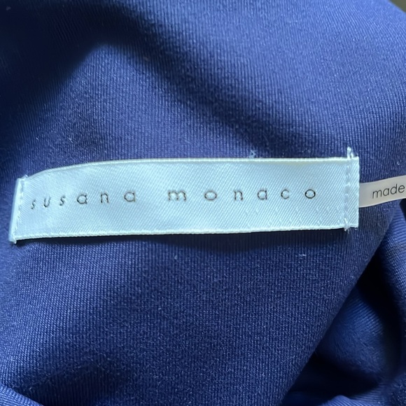 SUSANA MONACO Blue Dress. - Picture 3 of 5